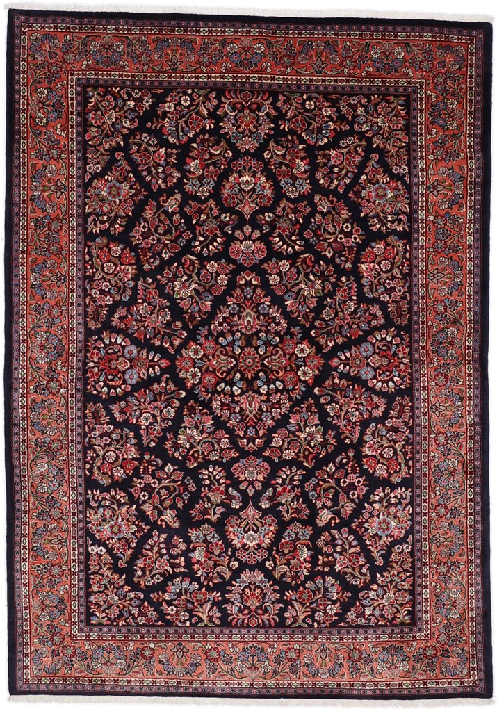Sarouk Tappeto 200 x 280 (Iran) Annodato A Mano