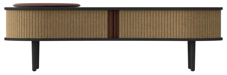 Tavolo TV marrone in rovere 140x40 cm Audacious - UMAGE