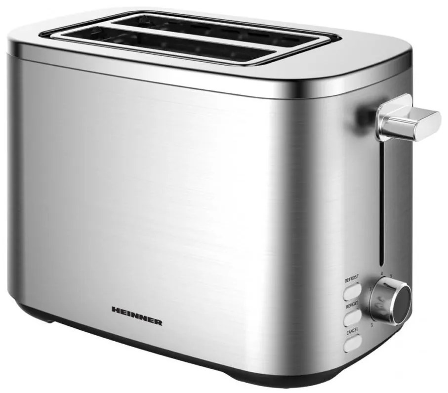 Heinner HTP-800SS - Tostapane a 2 fette 800W/230V in acciaio inox