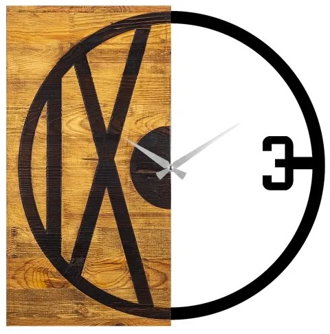 Orologio da parete 58x58 cm 1xAA legno/metallo