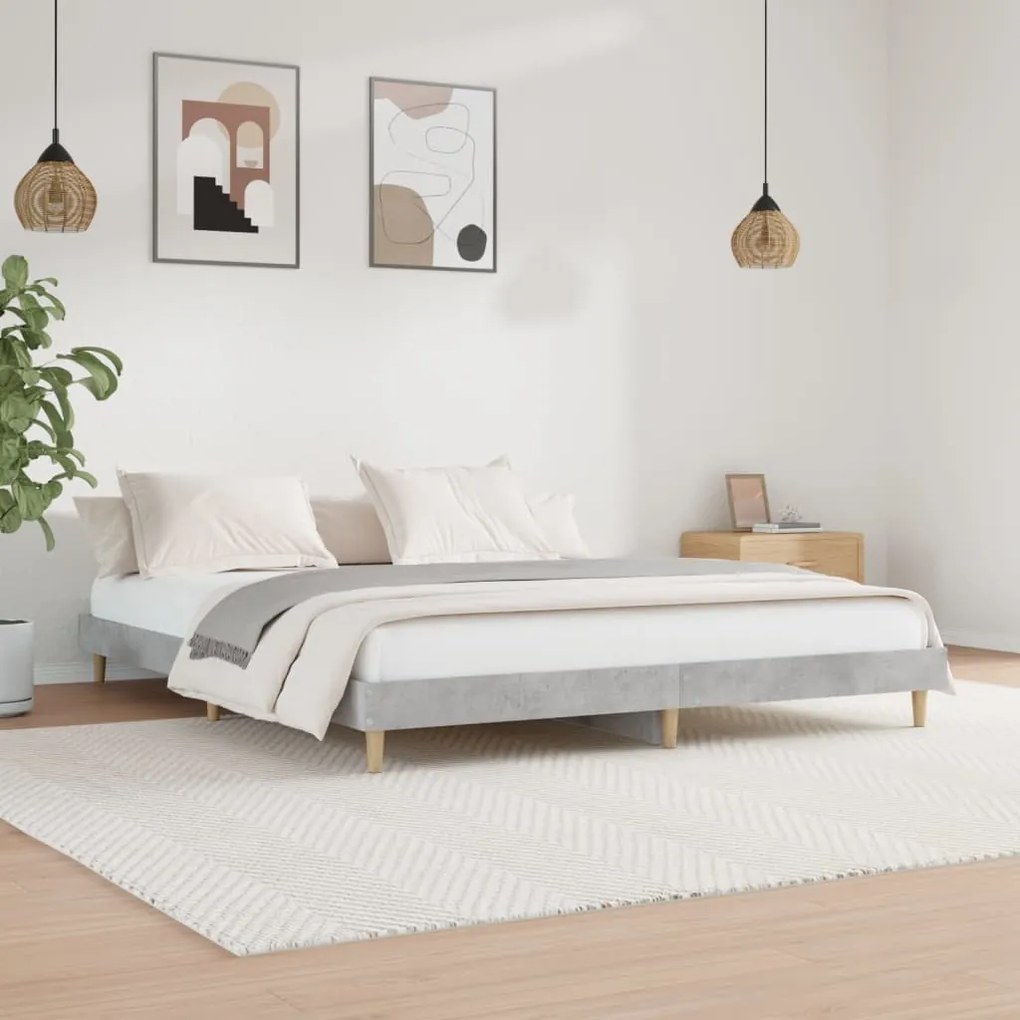 Giroletto Grigio Cemento 120x200 Cm İn Legno Multistrato /