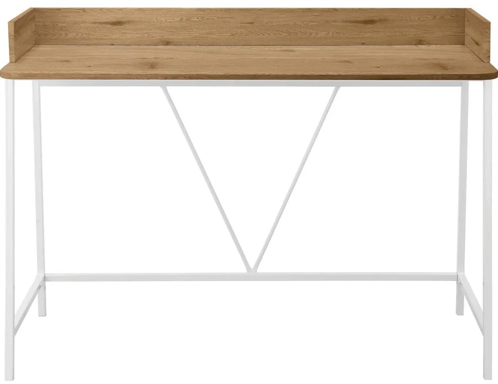 Scrivania con piano effetto rovere 50x120 cm Savona - Støraa