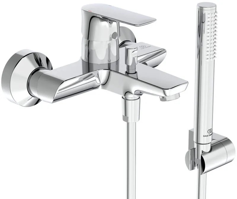 Rubinetto per vasca getto laminare cristallino Concept Air per muro cromo IDEAL STANDARD