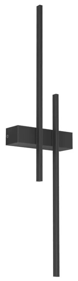 Redo 01-2747 - Lampada da parete LED TANGENT LED/13W/230V CRI 90 nera