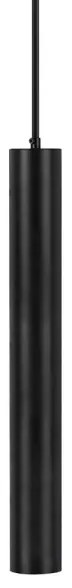 Lampadario a sospensione con supporto rigido 1xGU10/35W/230V 50 cm nero