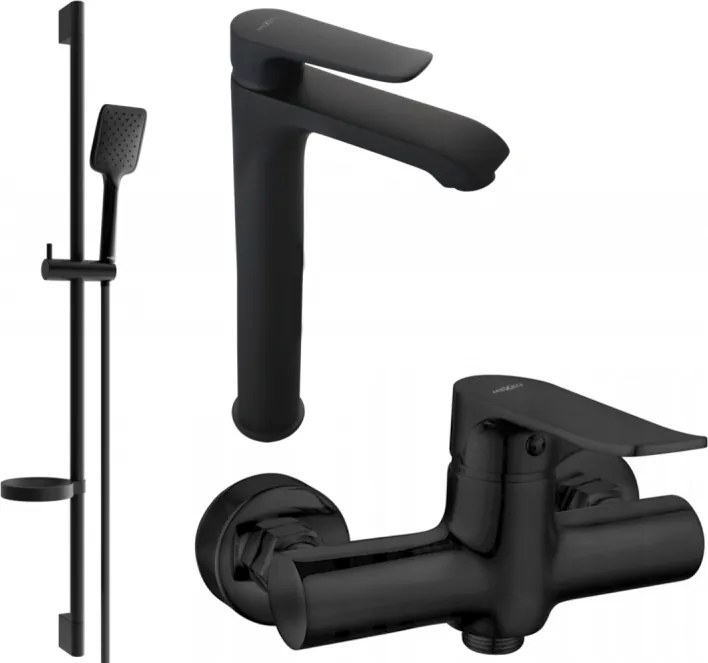 Mexen Pecos DS62 set doccia, nero - 72714DS62-70