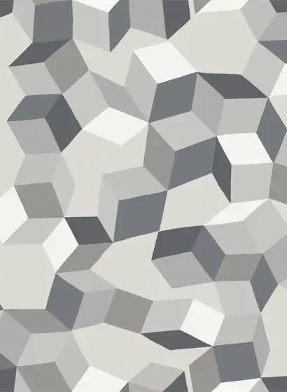 Cole & Son Carta da parati Puzzle - Black/ White