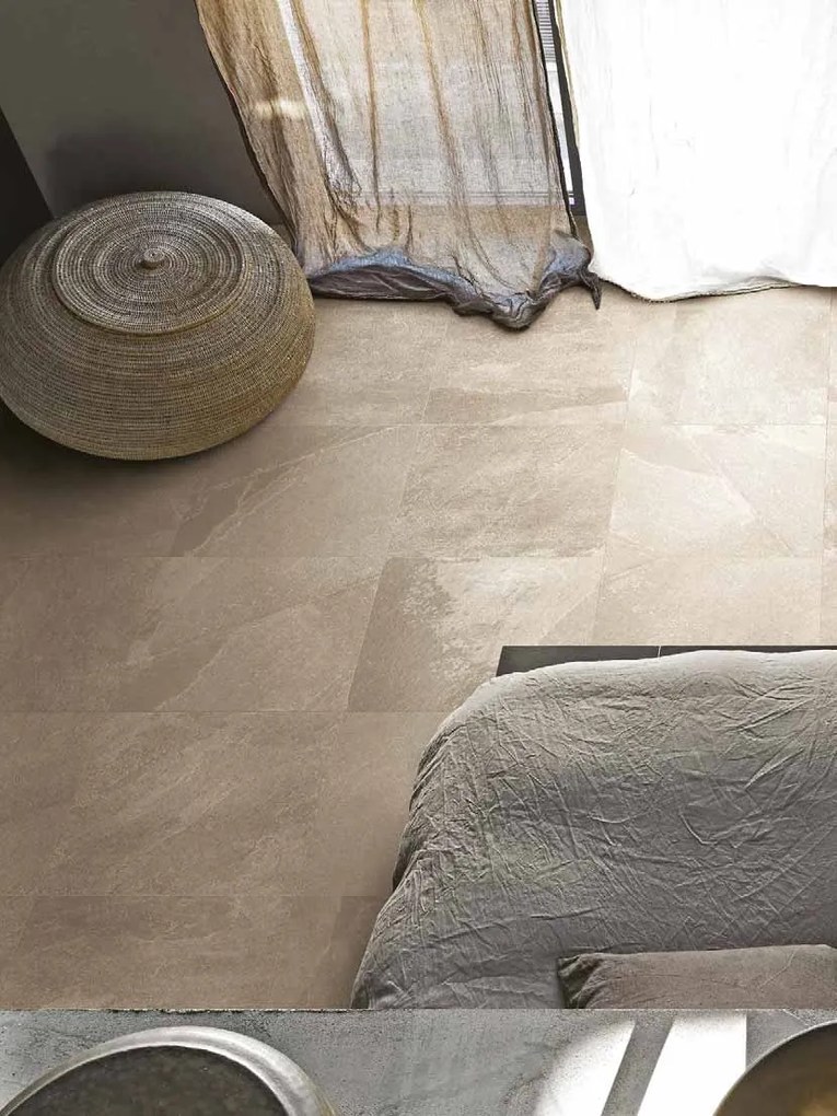 Cerim Natural Stones Pavimento 60x60 Cm Rettificato 20mm Effetto Pietra Bocciardato Gres Fine Porcellanato Cream