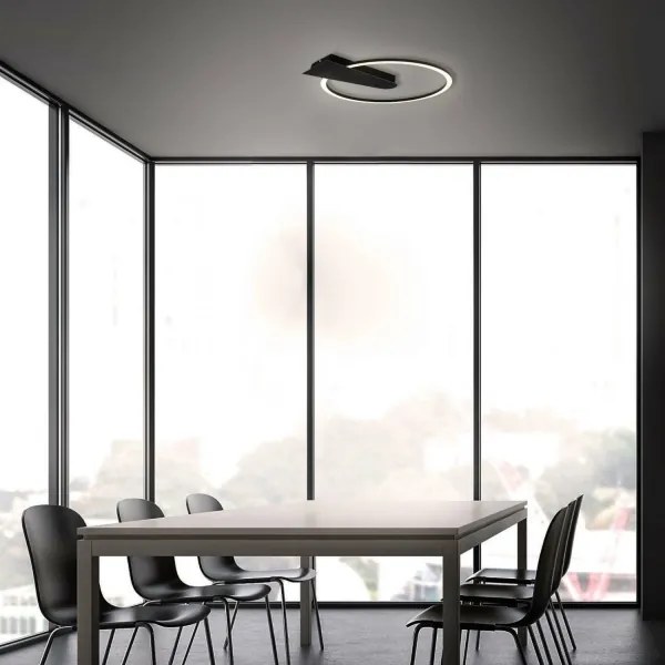 Briloner 3542-015 - Plafoniera LED dimmerabile NICO LED/12W/230V nero