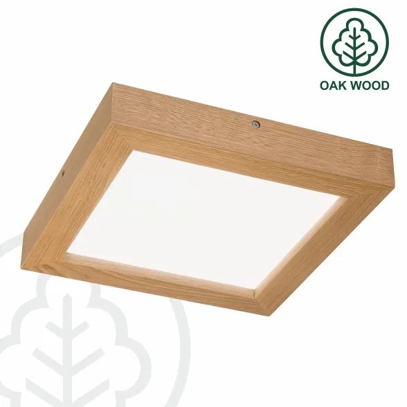 Brilagi-Luce LED dimmerabile WOODY FRAME LED/24W/230V quercia 30x30 cm IP44 + +TC