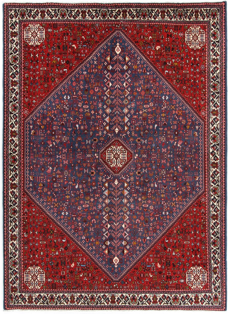 Abadeh Tappeto 250x170 (Iran) Annodato A Mano