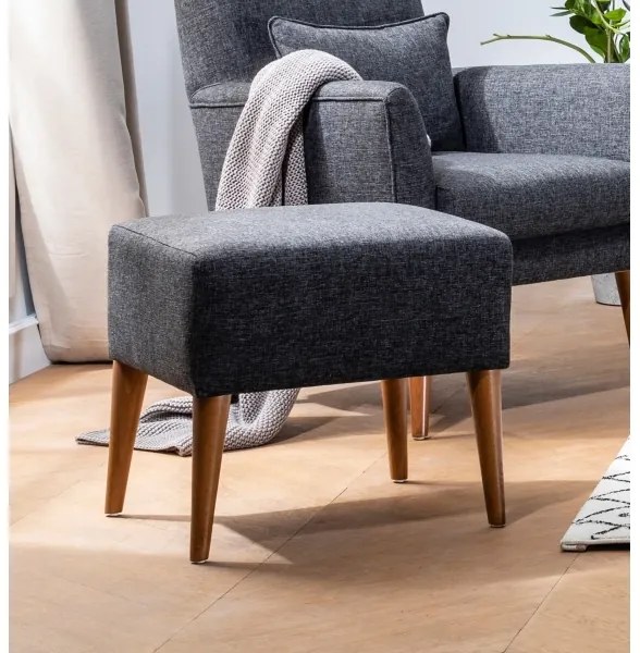 Pouf NIMO 46x50 cm grigio