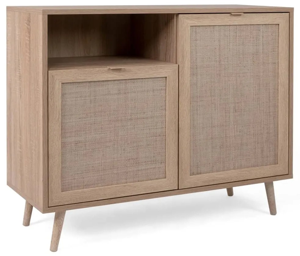 Finori credenza bali 01a rovere sonoma e stampa canna