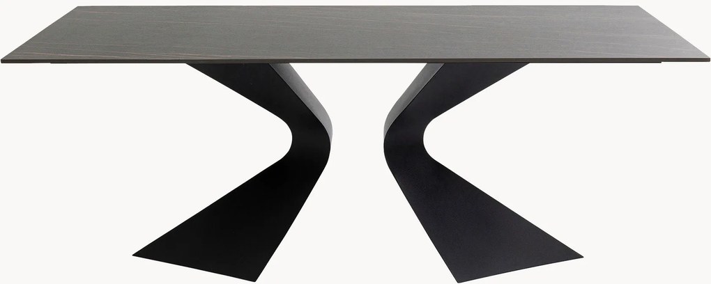 Tavolo con piano in pietra Gloria, 180 x 90 cm