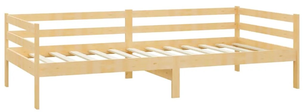 Divano letto con cassetti 90x200 cm legno massello di pino
