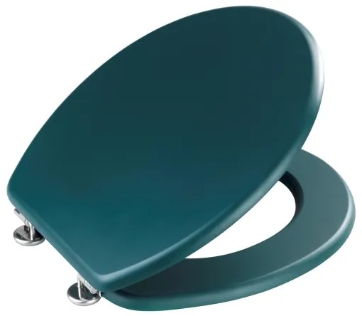 WENKO 25171100-WC sedile PRIMA 37x41 cm verde/argento
