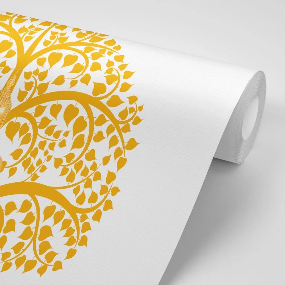 Carta da parati – Buddha con albero della vita