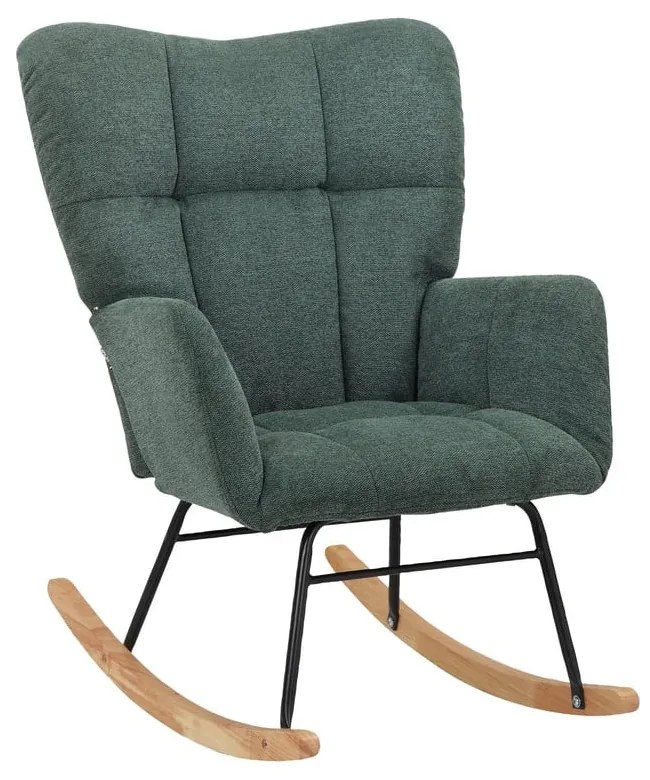 Poltrona a dondolo verde Elza - Støraa