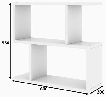 Tavolino LALE 55x60 cm bianco
