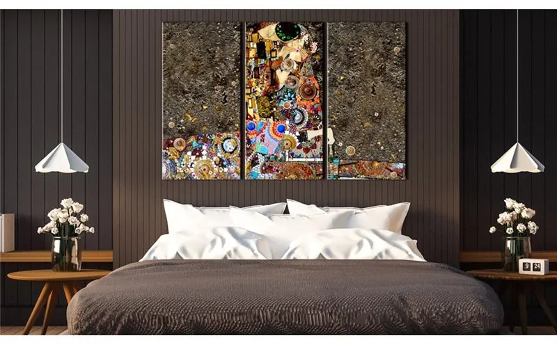 Quadro Mosaic of Love  Colore Marrone, Dimensioni e Misure 120x80