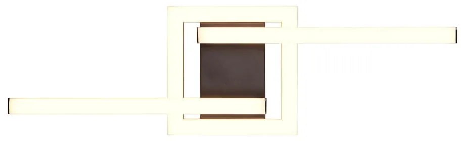 Plafoniera LED nera 16x54 cm Viale - Trio