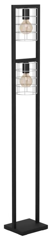 Eglo 43666 - Lampada da terra JUBILY 2xE27/40W/230V