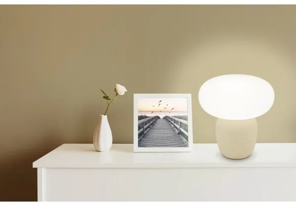 Eglo 99824 - Lampada da tavolo CAHUAMA 1xE27/40W/230V