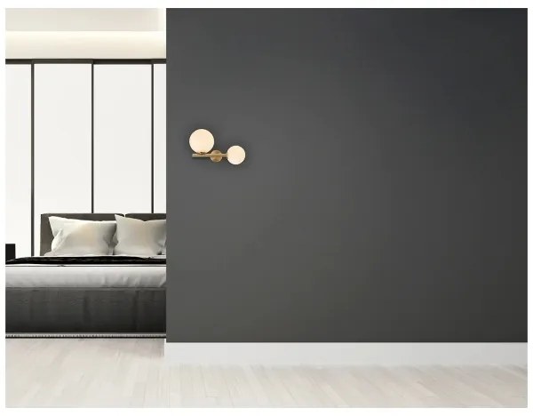 Zambelis 1995 - Lampada da parete 1xG9/7W + 1xE14/15W/230V oro