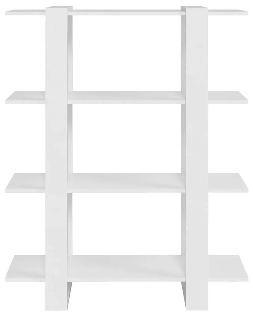 Libreria/Divisorio Bianco 100x30x123,5 cm