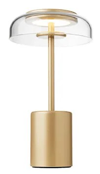 Nuura - Blossi Portable Lampada da Tavolo Mini Nordic Gold/Clear Nuura