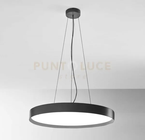 Ava s/m -  lampadario a sospensione nero a led 3000-4000k 8400-8800...