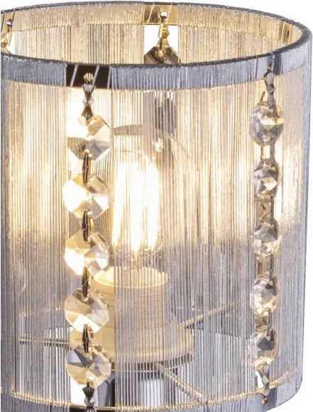 Globo 15091W - Applique WALLA 1xE14/40W/230V cromo