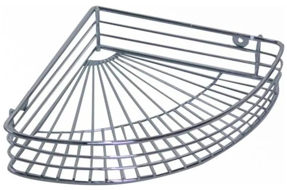 Mensola angolare per doccia 22,7x31,5 cm in cromo lucido