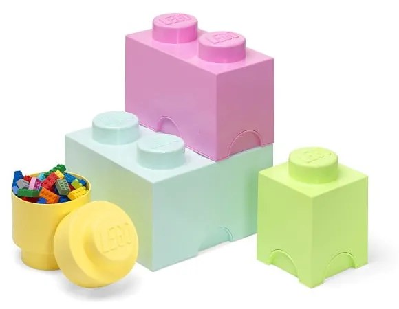 Scatole di plastica per bambini in set da 4 pezzi Box - LEGO®