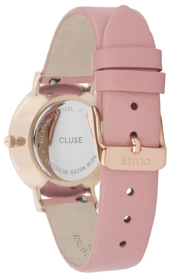 Orologio da donna con cinturino in pelle rosa Le Couronnement - Cluse
