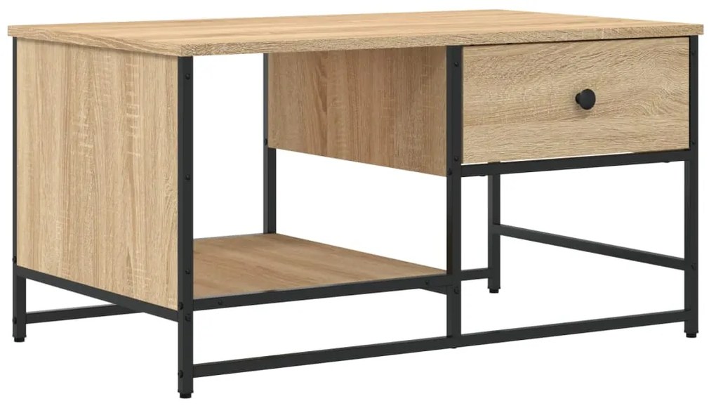 Tavolino Salotto Rovere Sonoma 85,5x51x45 cm Legno Multistrato