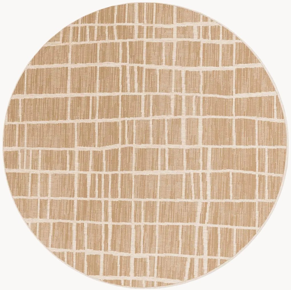 Tappeto rotondo a pelo corto per interni ed esterni Crouch