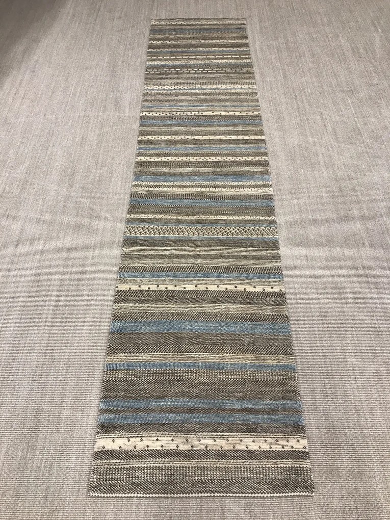 Loribaft Tappeto persiano 80x380 Beige (Iran) Annodato A Mano