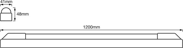 Ledvance - Luce di sottolineatura a LED POWER BATTEN LED/24W/230V 4000K