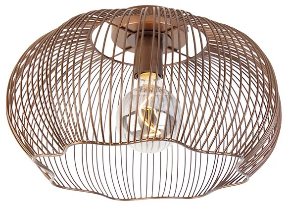 Plafoniera industriale in rame 40 cm - Finn