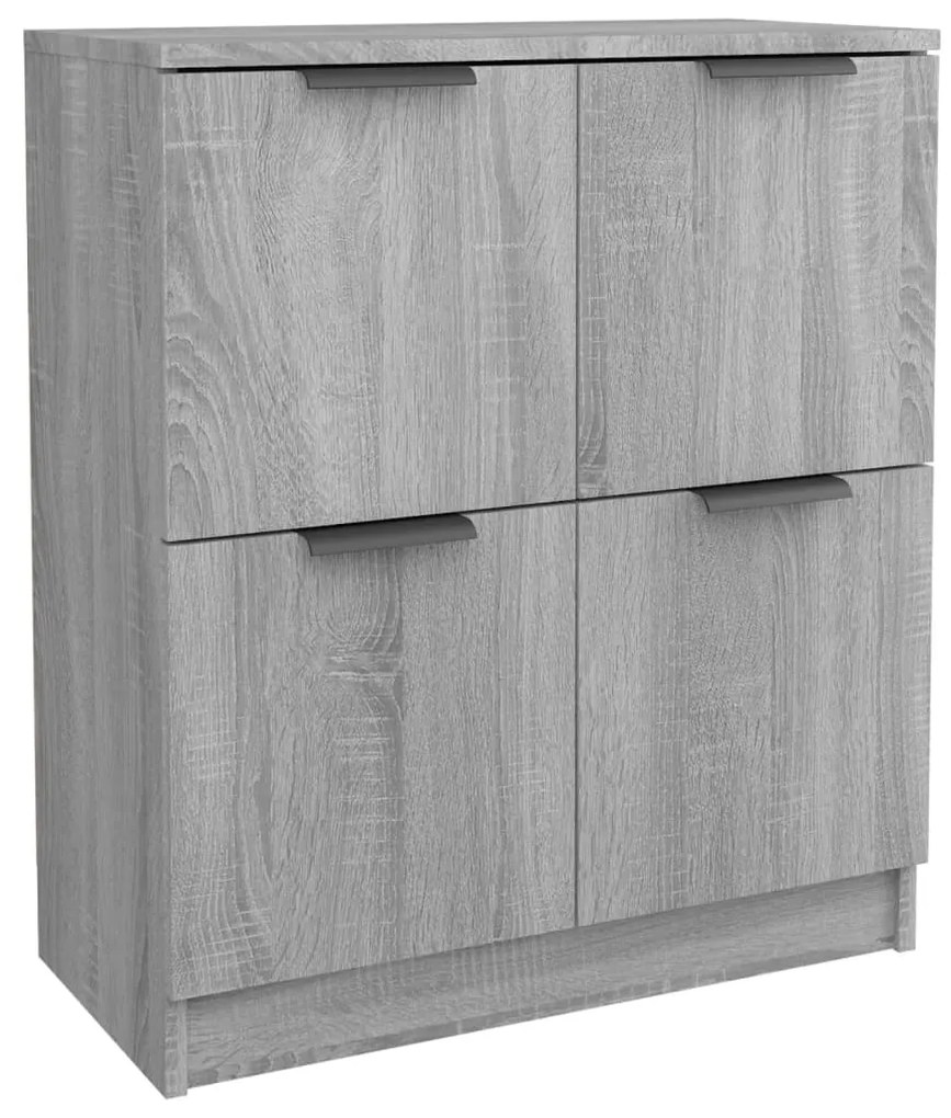 Credenza grigio sonoma 60x30x70 cm in legno multistrato