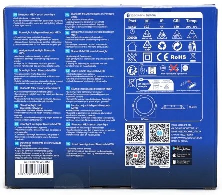 Aigostar - Lampada da incasso LED dimmerabile MESH LED/9W/230V