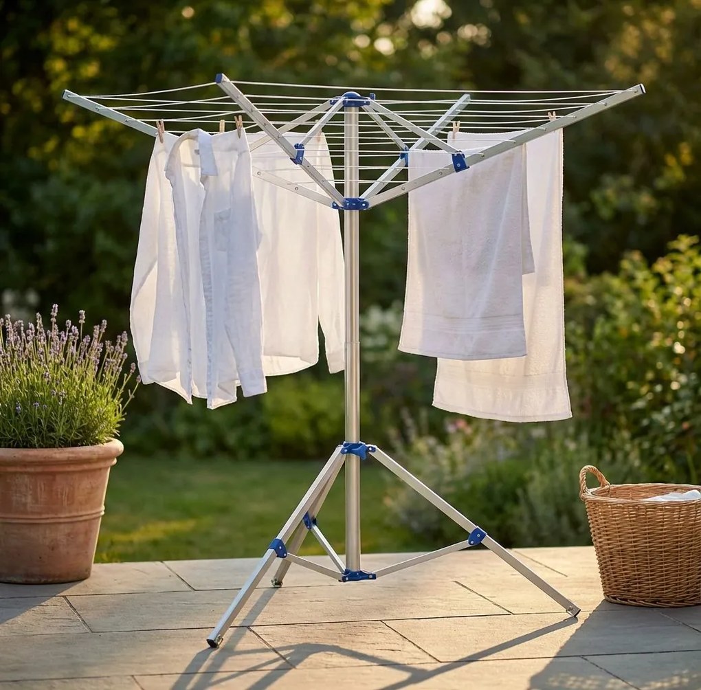 Stendibiancheria 4 bracci da campeggio