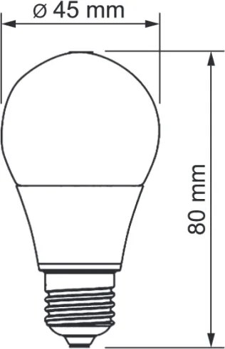 Sinclair - Lampadina LED BG E14/5W/230V 3000K