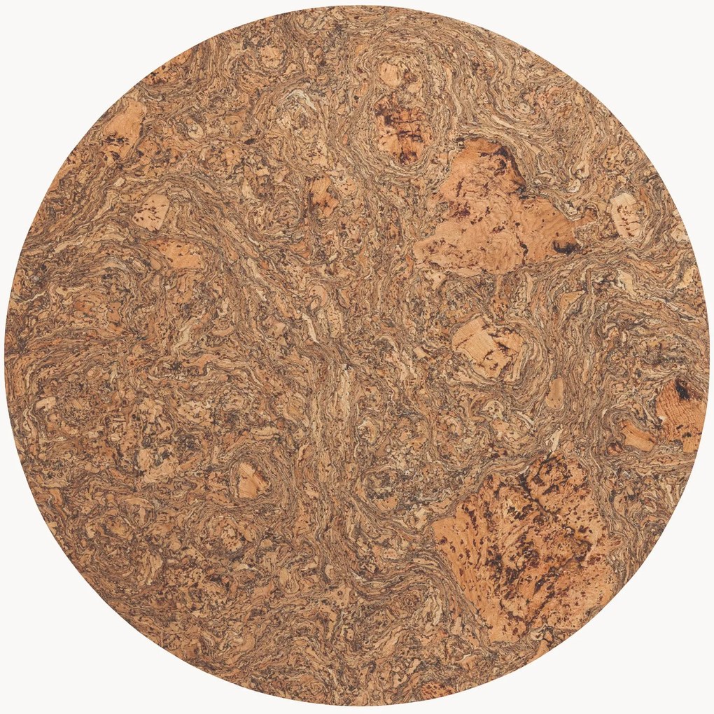 Set di 4 tovagliette rotonde in sughero Iceberg