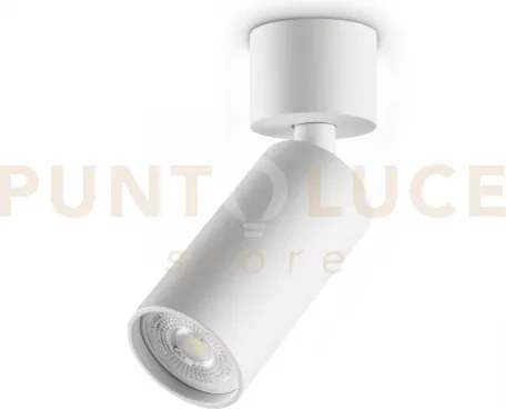 Dynamite faretto bianco orientabile 1 luce attacco gu10 4cm lampadi...