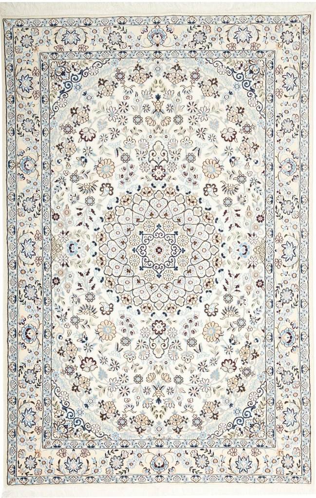 Nain Tappeto persiano 200 x 140 Beige (Iran) Annodato A Mano