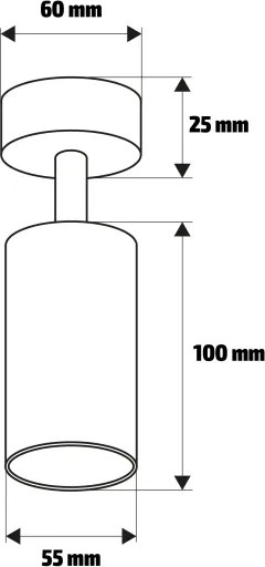 Brilagi - Faretto LED RGBW dimmerabile SELE MODERN 1xGU10/4,8W/230V nero