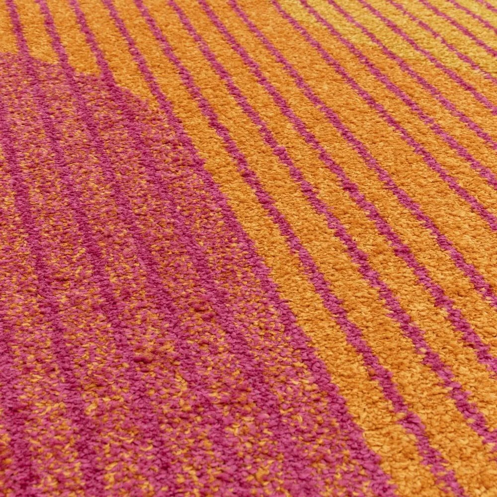 Tappeto giallo/arancione 120x170 cm Muse Orange Retro – Asiatic Carpets