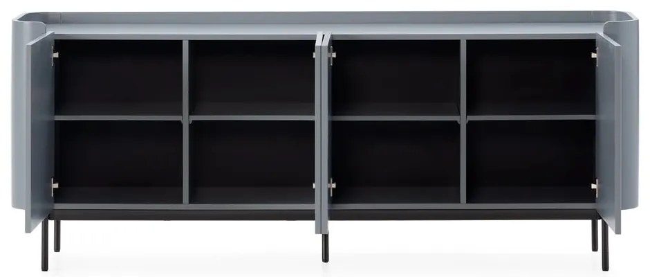 Cassettiera blu polveroso 200x80x40 cm Willa – MOME